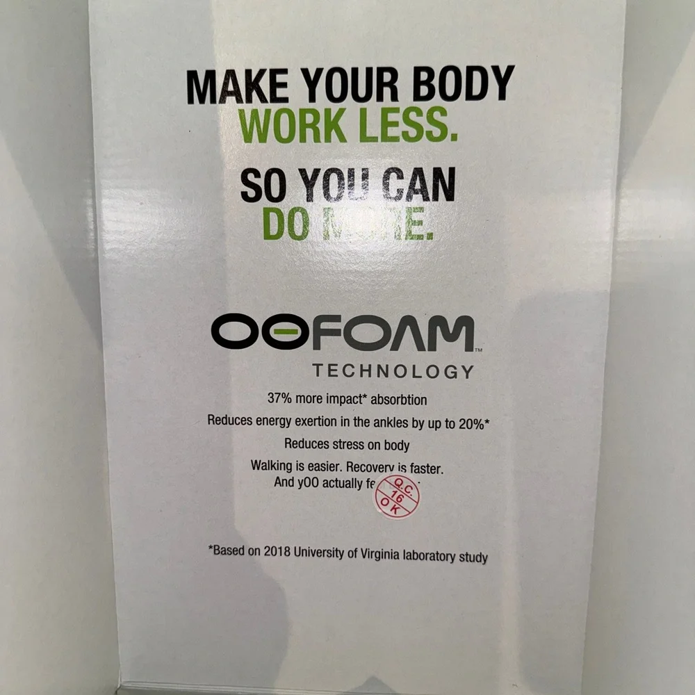 WOMEN'S OOFOS OOMG EEZEE LOW SHOE - NAVY Women’s 9 - Picture 6 of 6